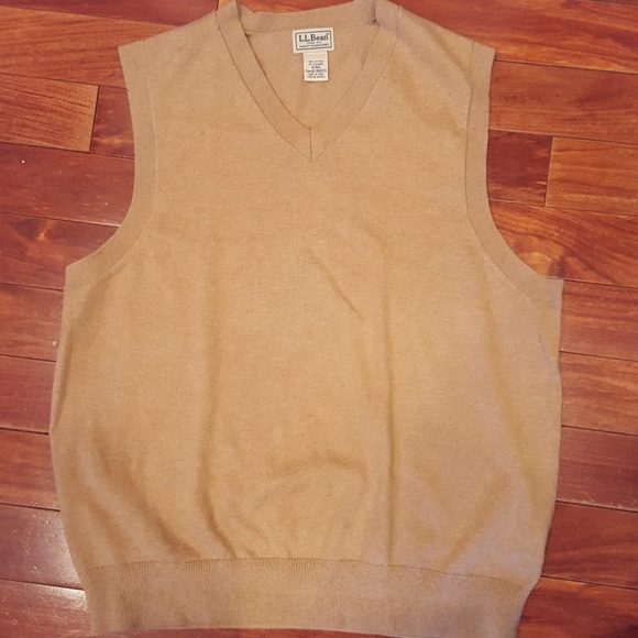 Men's Sleeveless Cashmere Blend Vest - Picture 1 of 2